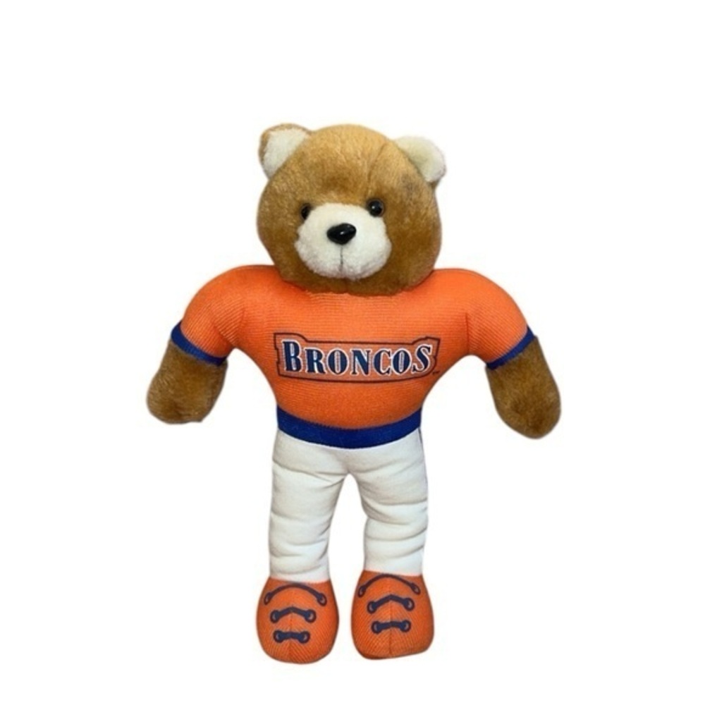 Vintage Good Stuff 1994 Denver Broncos Football NFL‎ Stuffed Teddy Bear
